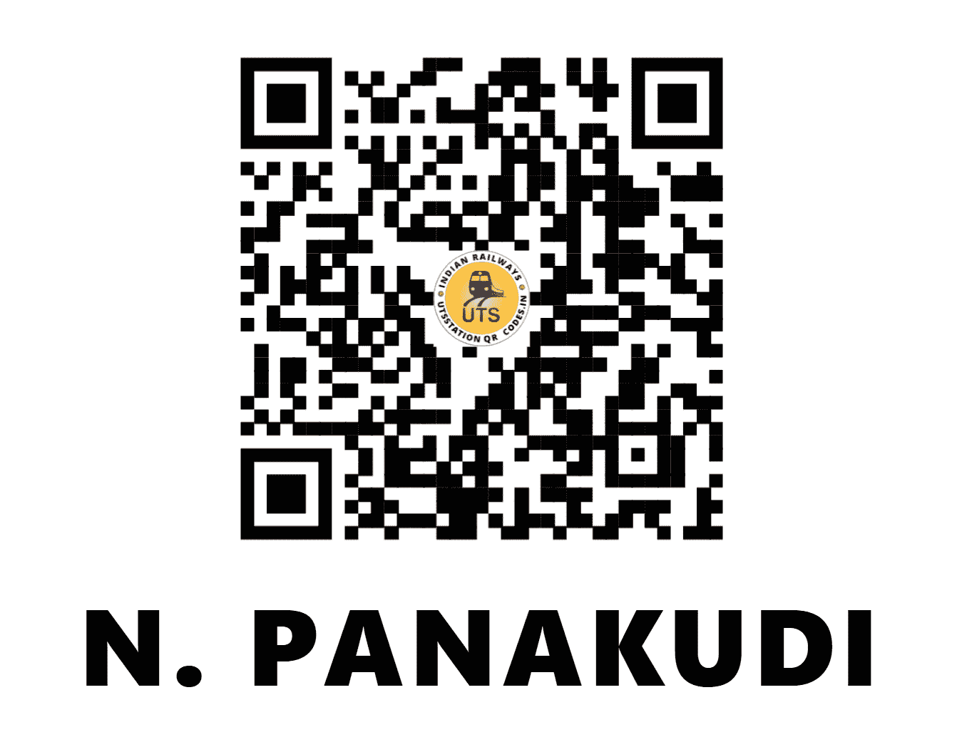 UTS QR Code for N. PANAKUDI - NPK (SR - TAMIL NADU)